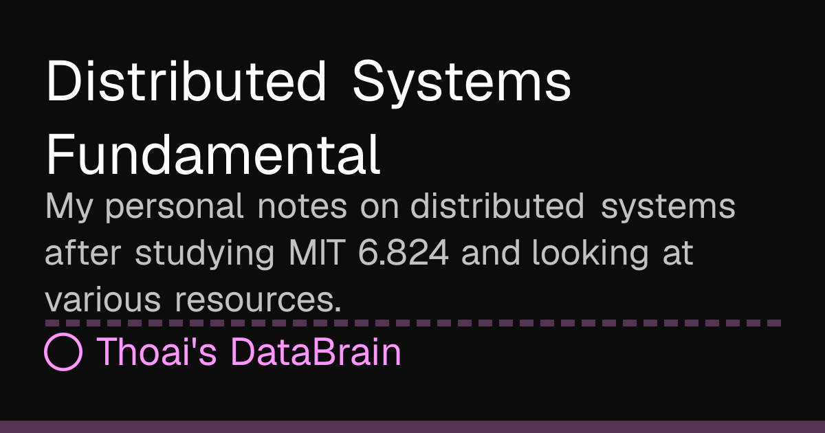 Distributed Systems Fundamental